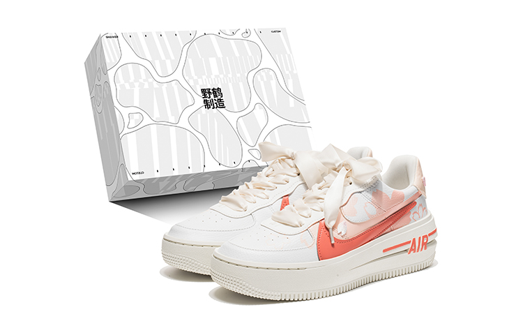 

Кроссовки для скейтбординга Air Force 1 женские с низким верхом Chalk White Nike