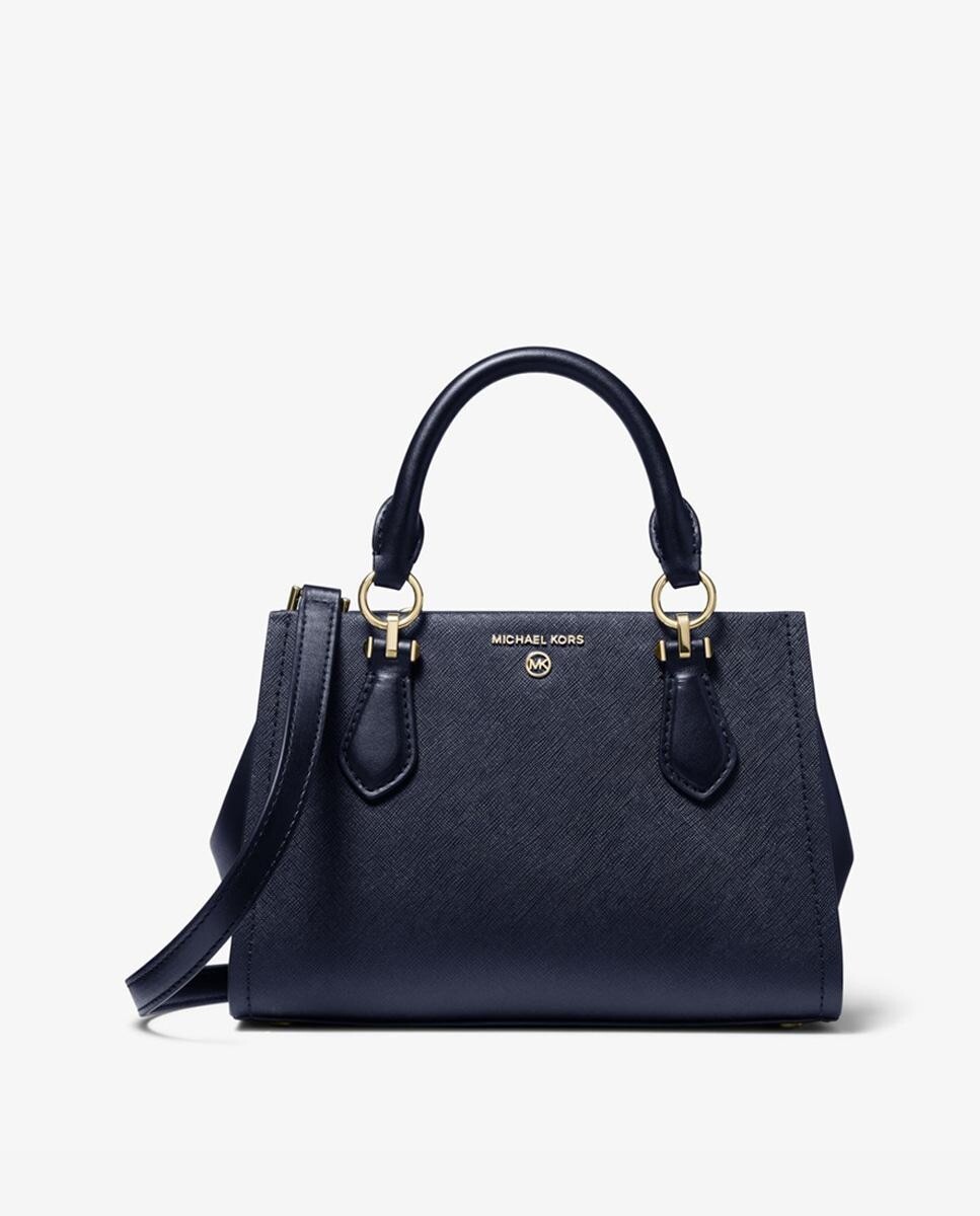 

Женская темно-синяя кожаная сумка через плечо Marilyn Michael Michael Kors, темно-синий