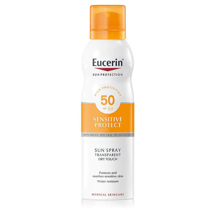 

Солнцезащитный крем sun spray toque seco Eucerin, объем 50 мл