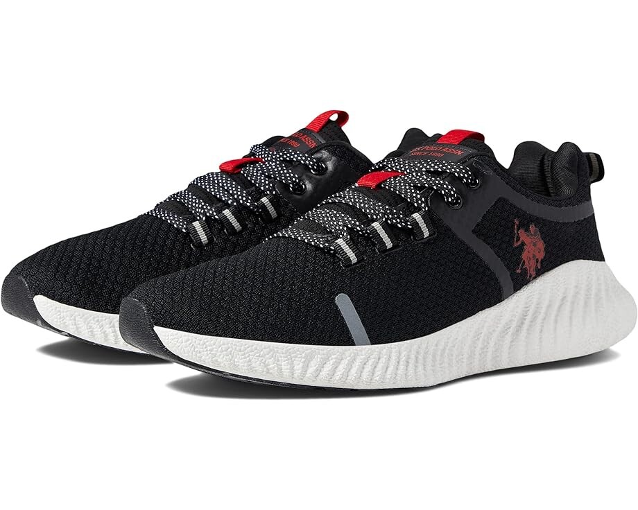 

Кроссовки U.S. POLO ASSN. Warmup, цвет Black/White/Red