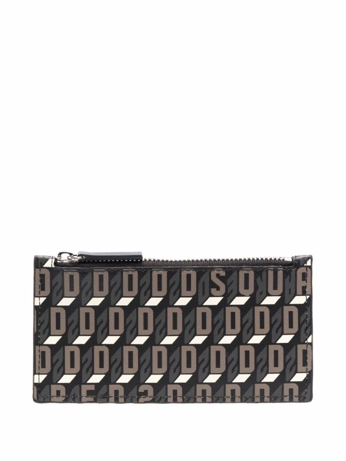 

Dsquared2 кошелек на молнии с монограммой, черный