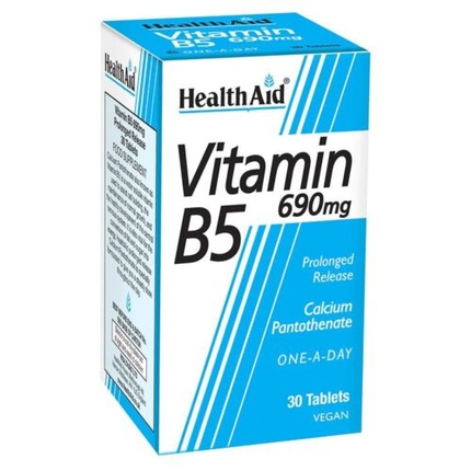 Пантотенат кальция (витамин B5) 750 мг таблетки пролонгированного действия, Healthaid