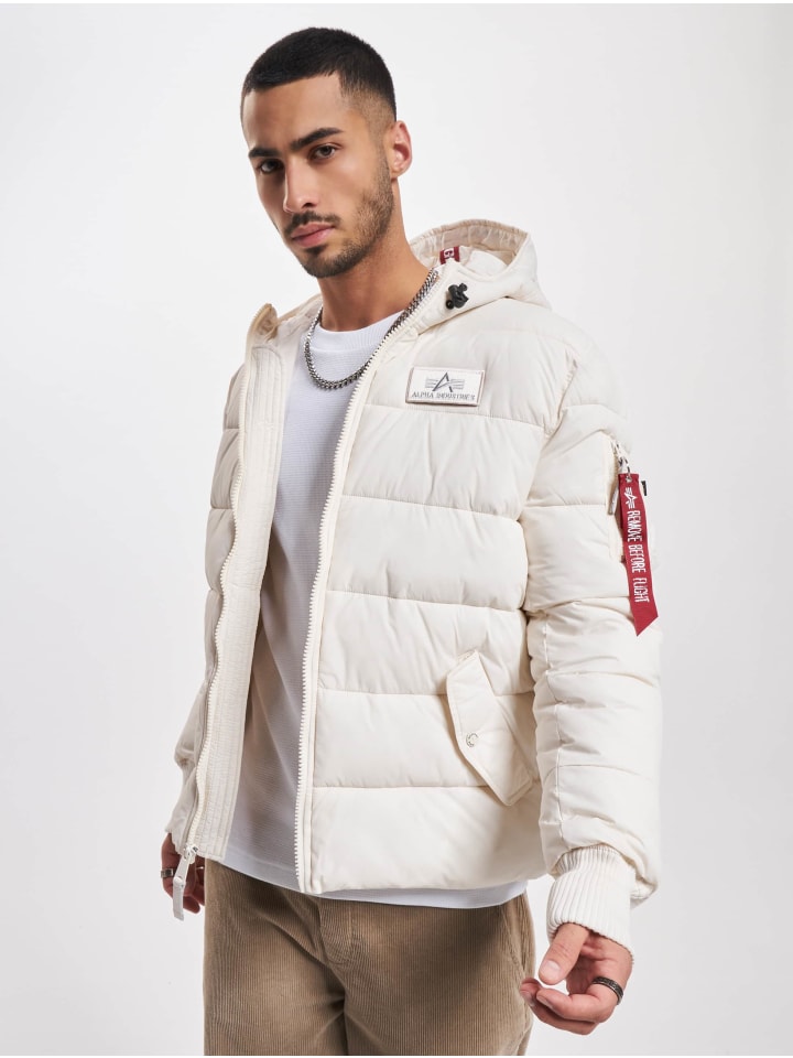 

Демисезонная куртка Alpha Industries, цвет jet stream white