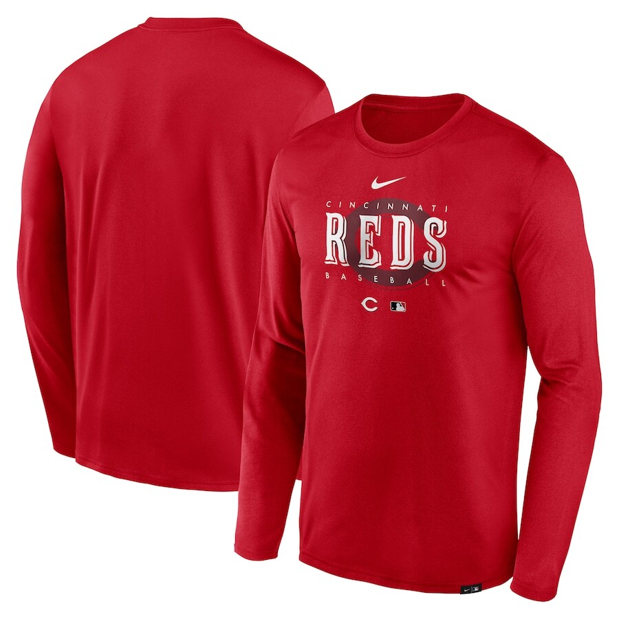 

Футболка с длинным рукавом Nike Cincinnati Reds, красный