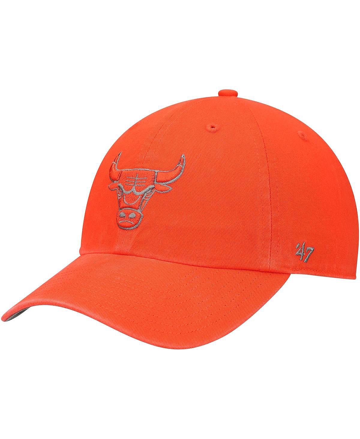 Мужская регулируемая кепка оранжевого цвета Chicago Bulls Ballpark Clean Up '47 '47 Brand