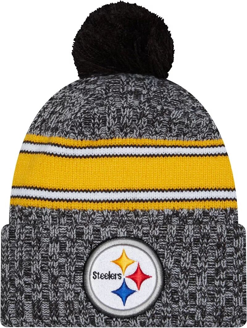 

Мужская спортивная вязаная шапка New Era Pittsburgh Steelers 2023 Sideline