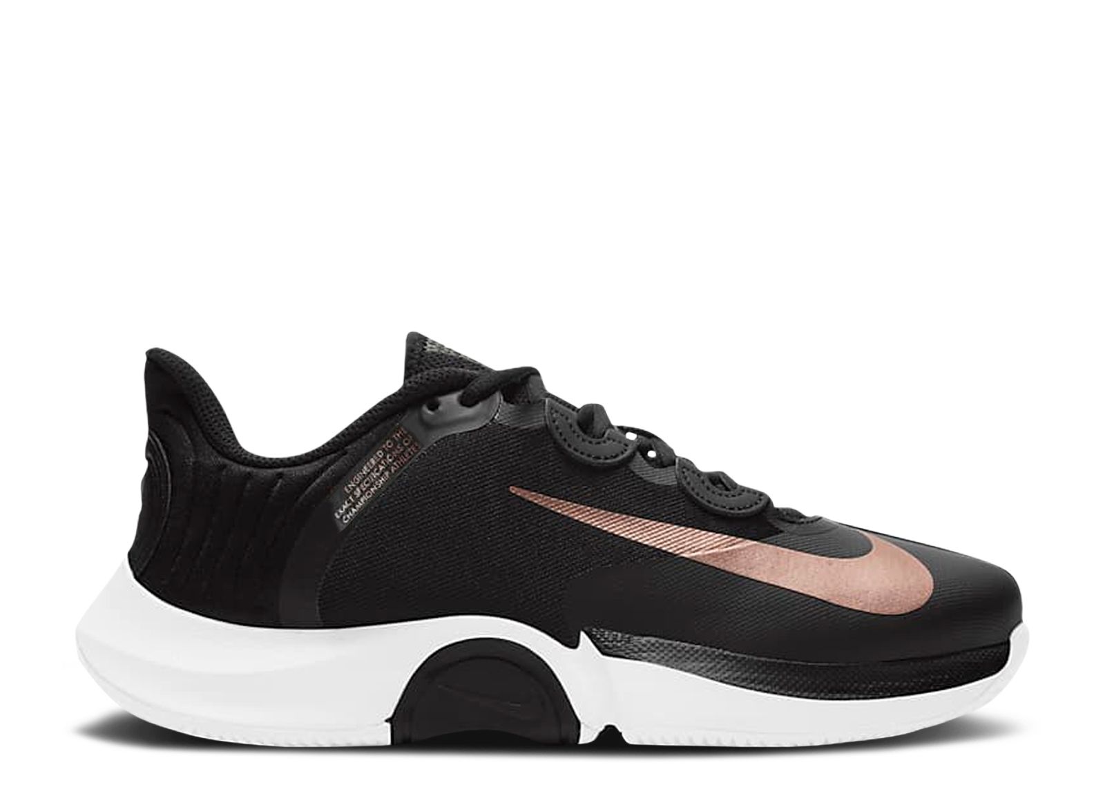 цена Кроссовки Nike Wmns Nikecourt Air Zoom Gp Turbo 'Black Metallic Red Bronze', черный