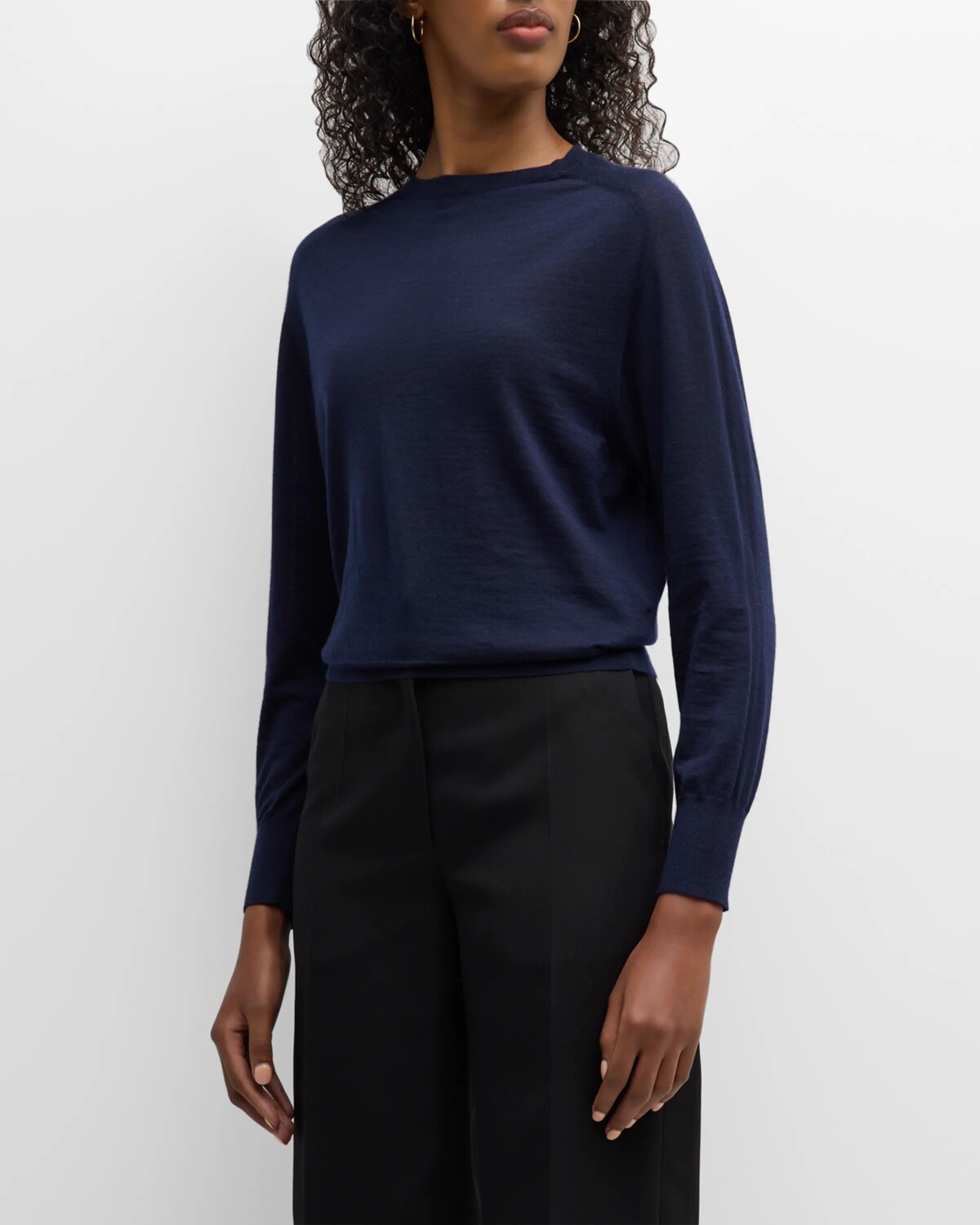 

Кашемировый топ Elmira Shrunken THE ROW, цвет Royal Blue
