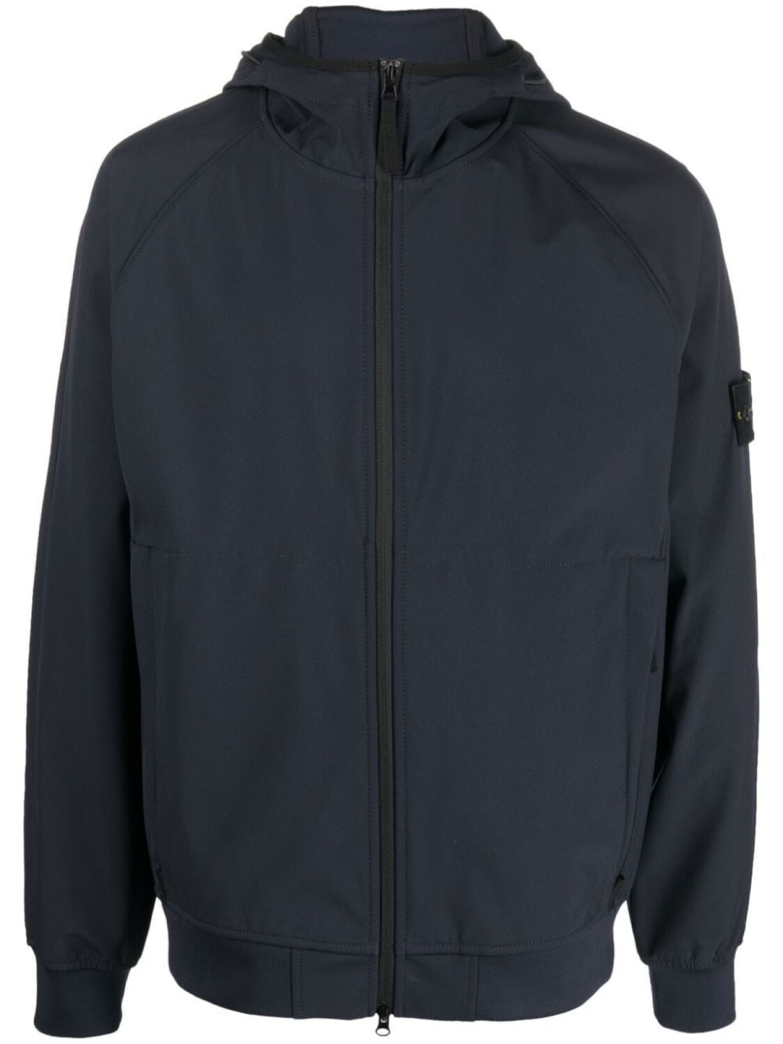 

Stone Island куртка на молнии с капюшоном, синий