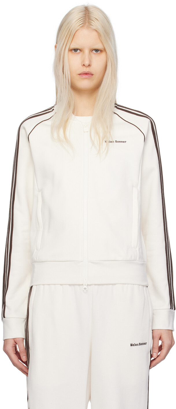 

Кремового цвета Спортивная куртка adidas Originals Edition Statement Wales Bonner, цвет Chalk white