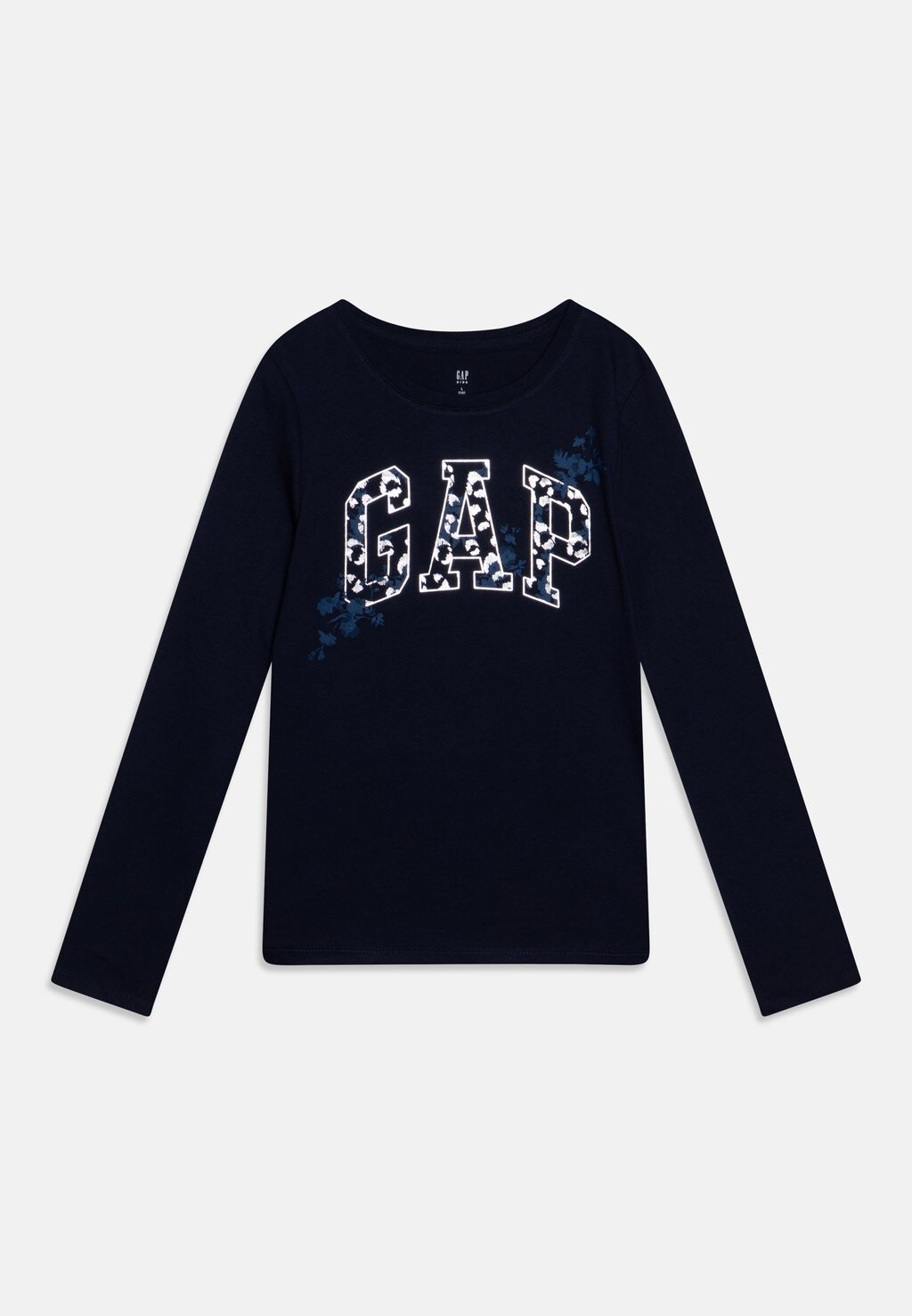 

Футболка с длинным рукавом Girls GAP, цвет navy uniform