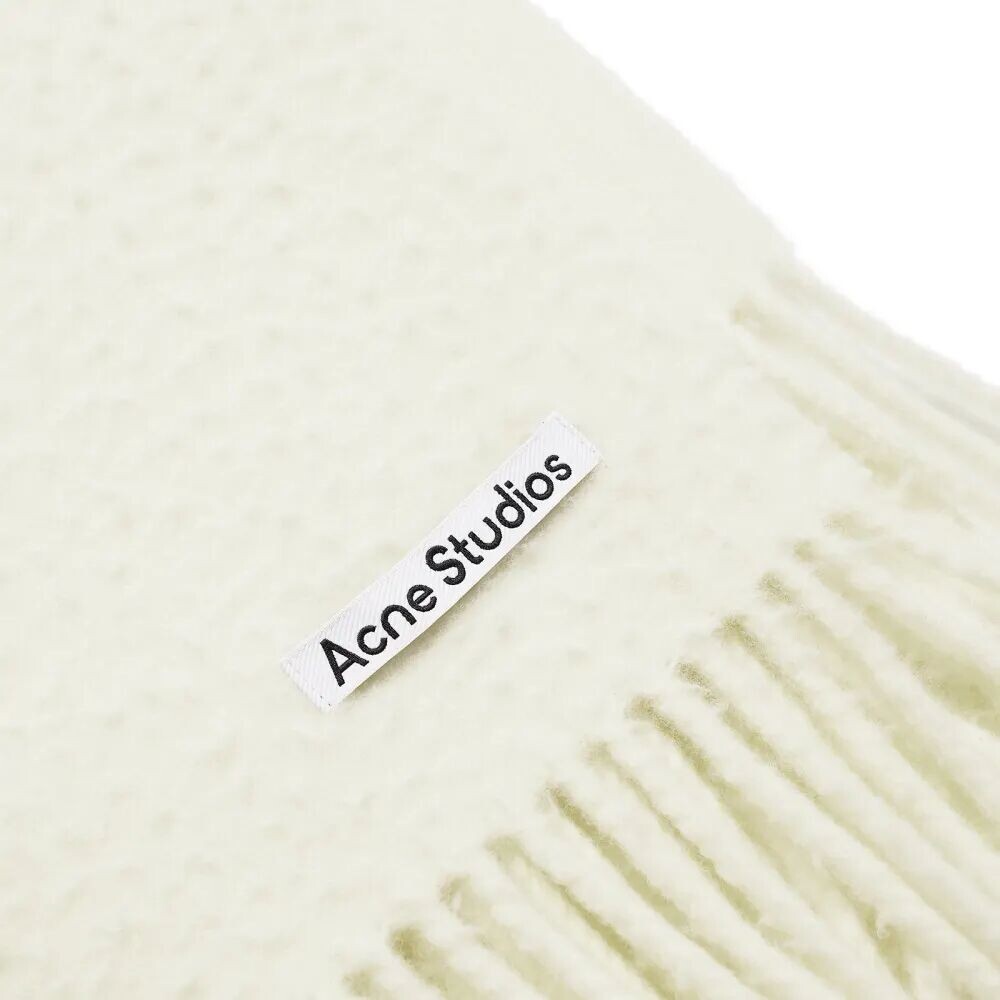 

Шарф Acne Studios Vargo из вареной шерсти, белый