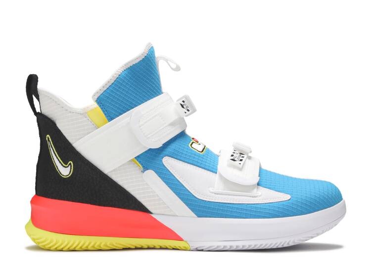 

Кроссовки Nike LEBRON SOLDIER 13 'LIGHT PHOTO BLUE CRIMSON', синий, Синий;серый