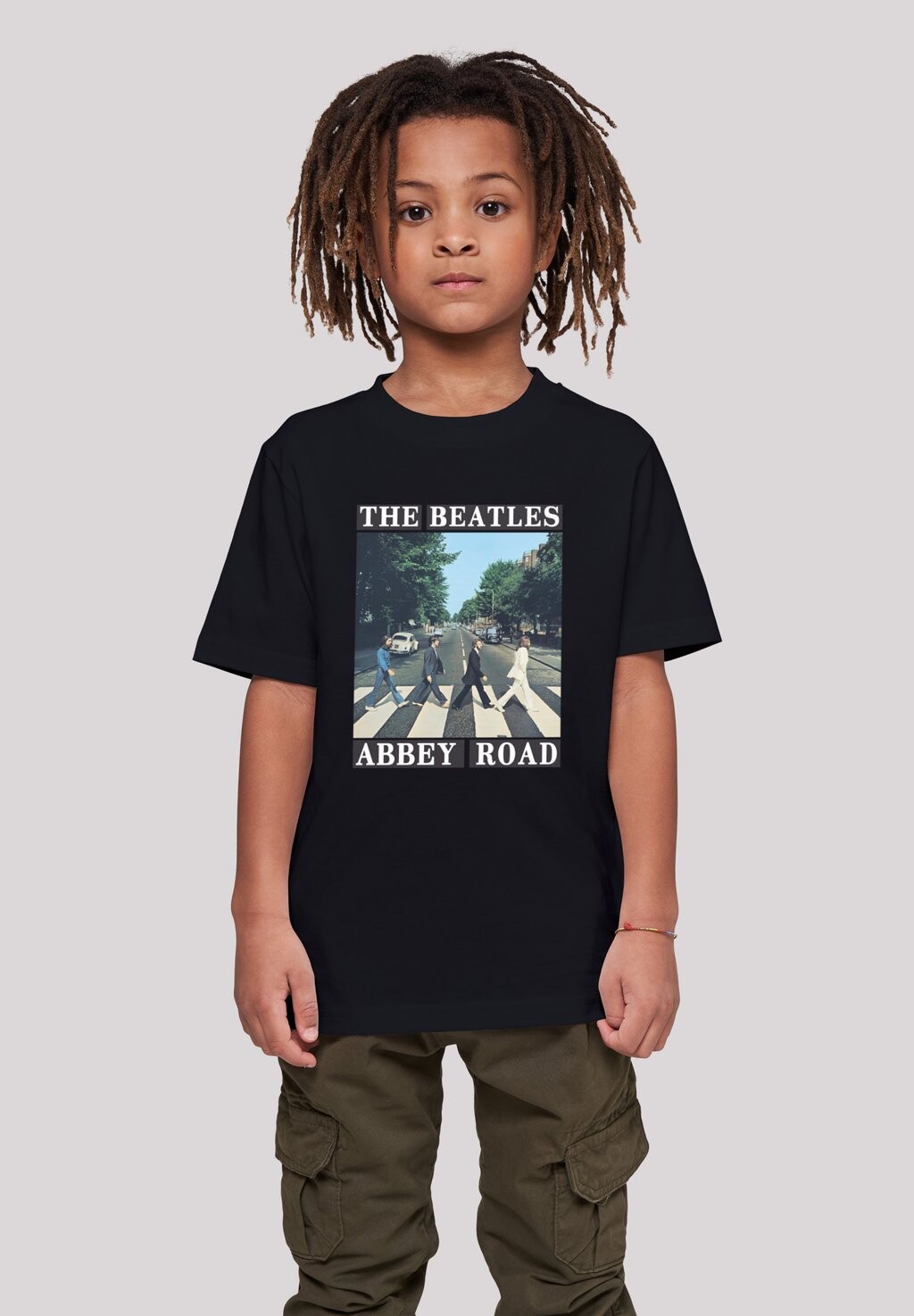 

Футболка с принтом THE BEATLES BAND ABBEY ROAD F4NT4STIC, цвет black