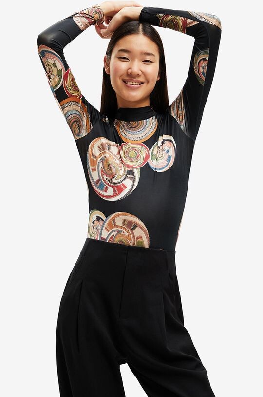 

Боди Desigual, черный