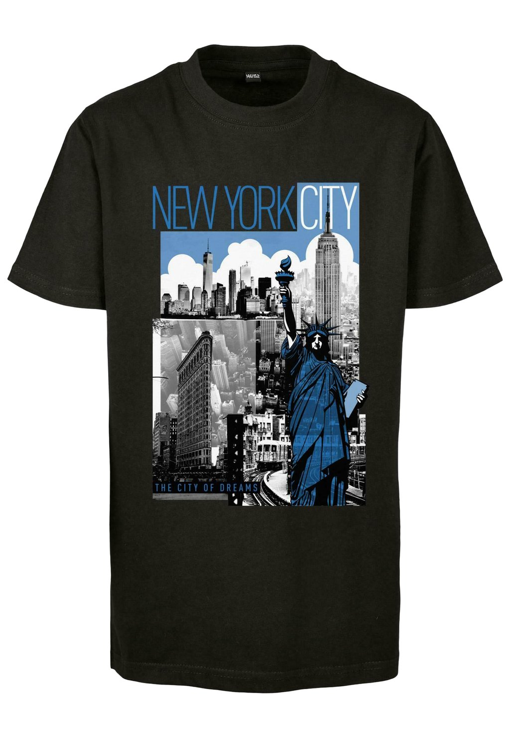 Футболка с принтом New York City Mister Tee, черный футболка mister tee kids new york city черный