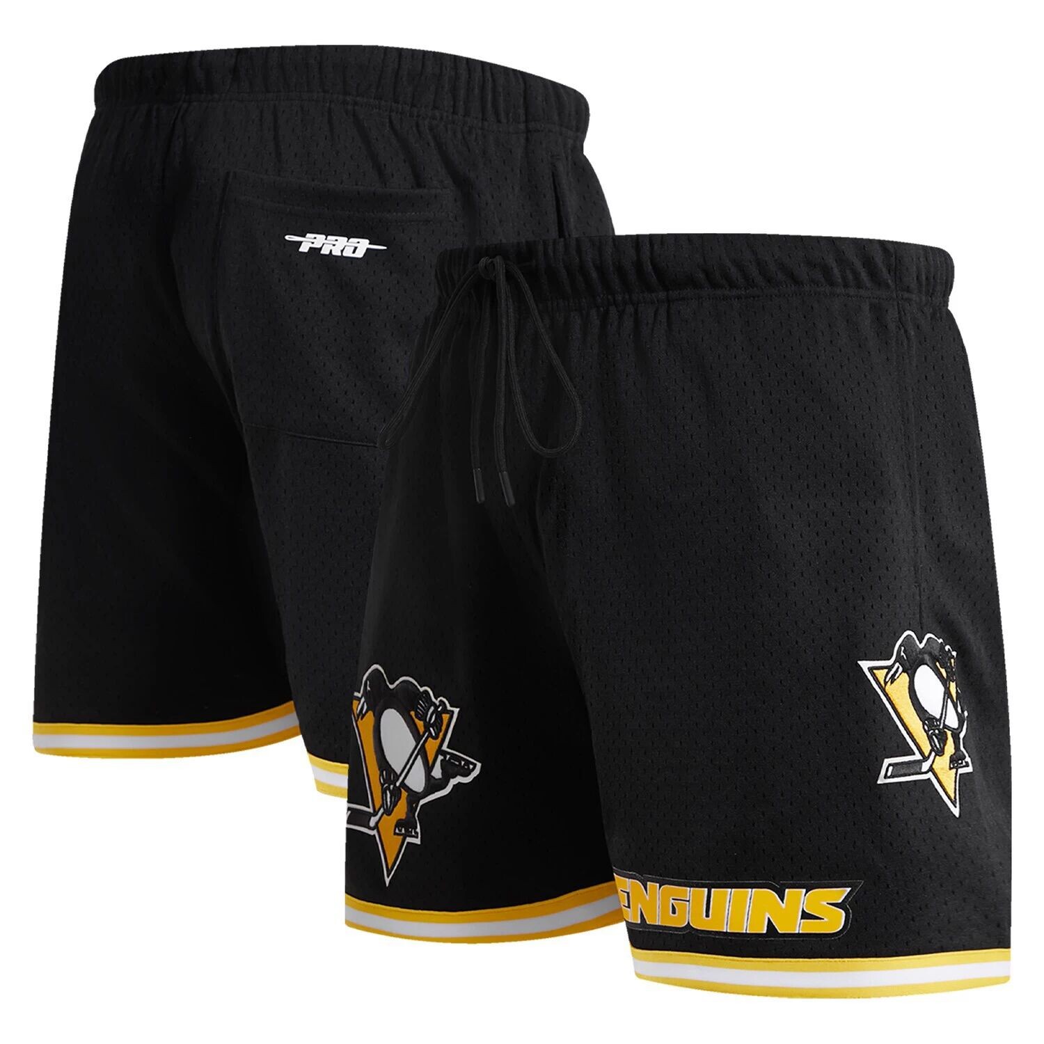 

Мужские классические шорты в сетку Pro Standard черные Pittsburgh Penguins