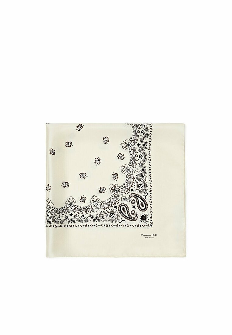 

Шарф Paisley Massimo Dutti, бежевый