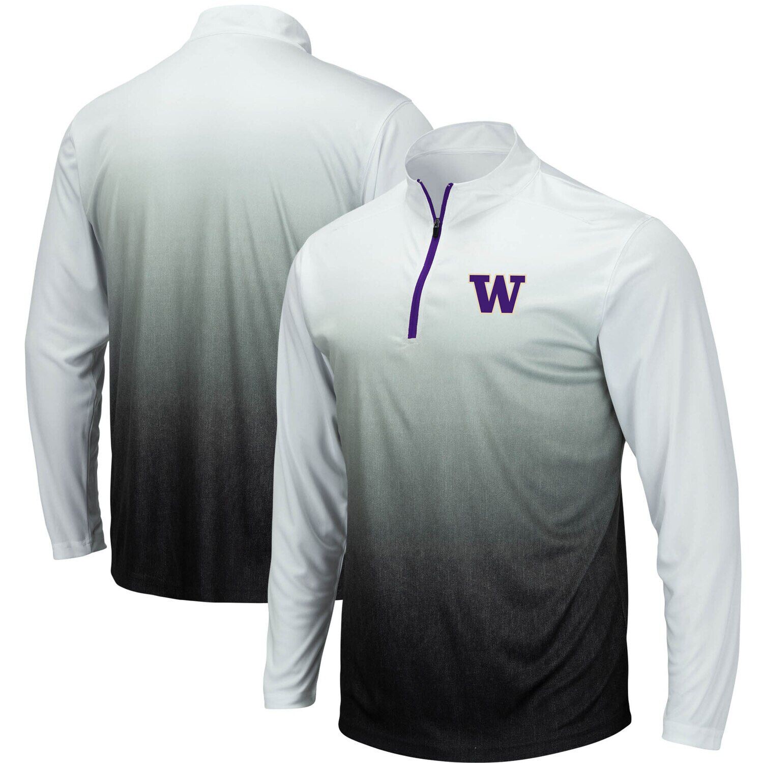 

Мужская серая куртка с молнией до четверти и логотипом Washington Huskies Magic Team Colosseum, Серый