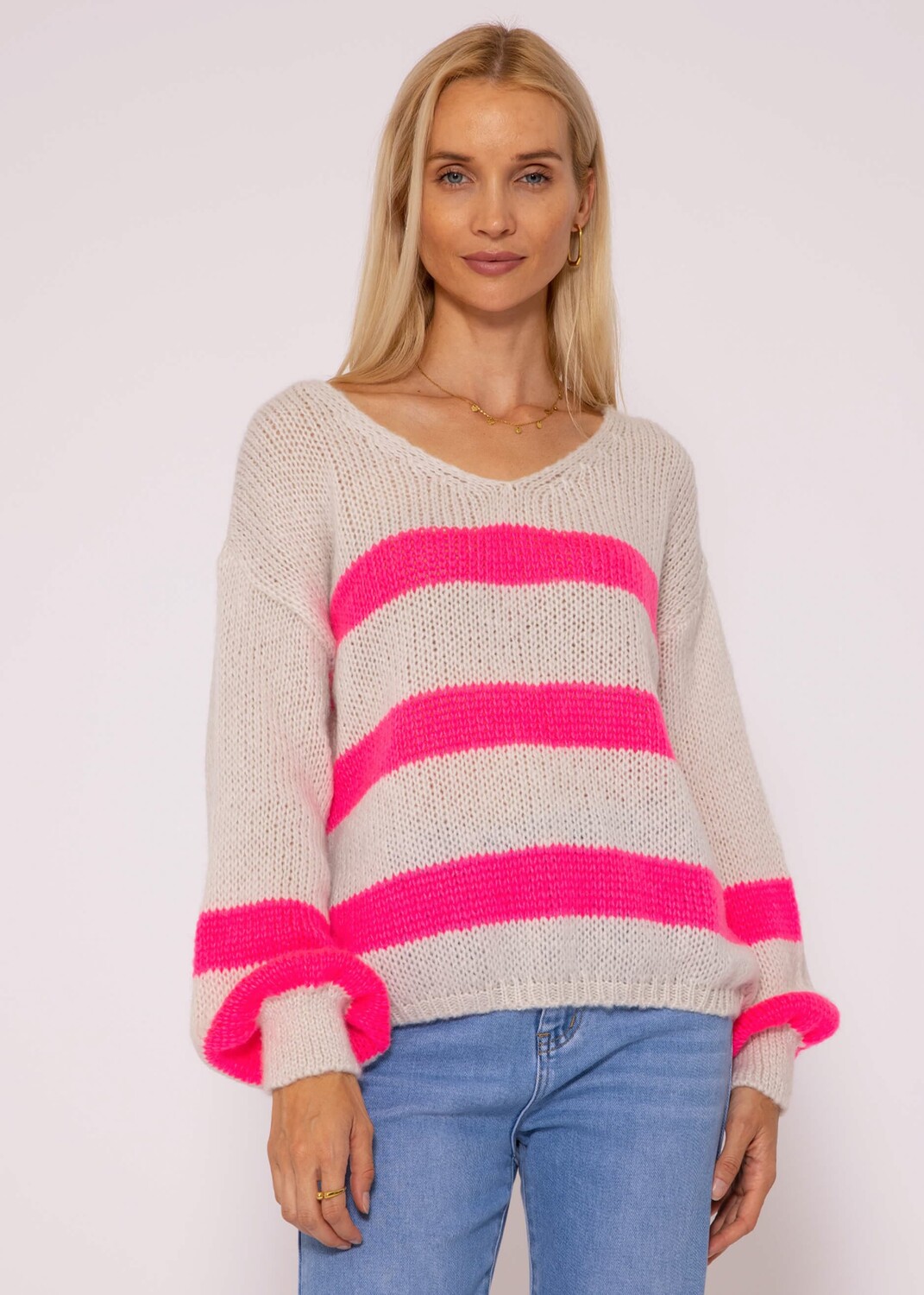 

Свитер SASSYCLASSY Oversize Strick, светло-бежевый