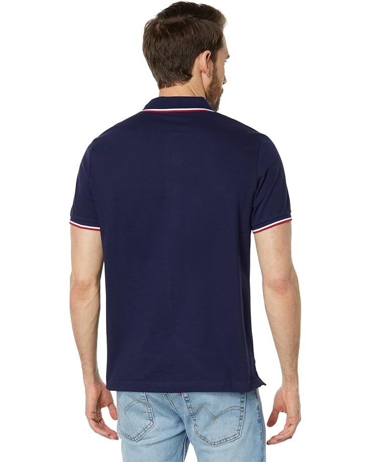 

Поло U.S. POLO ASSN. Short Sleeve Ottoman Knit Polo, цвет Classic Navy
