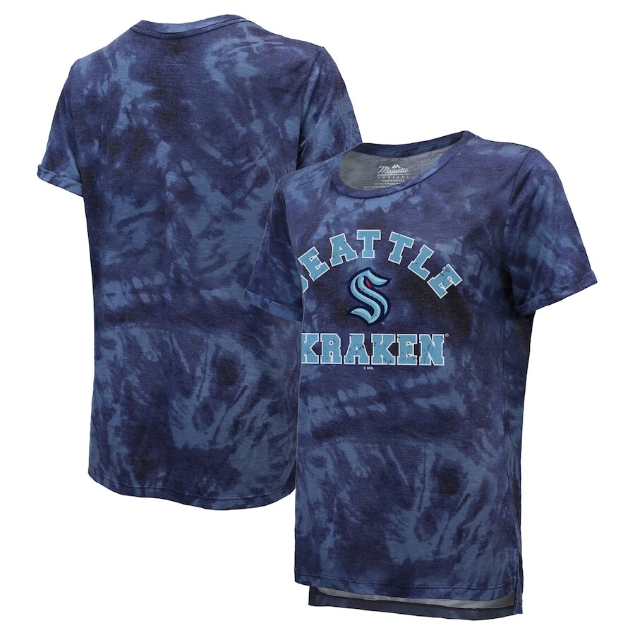 

Футболка с коротким рукавом Majestic Threads Seattle Kraken, синий