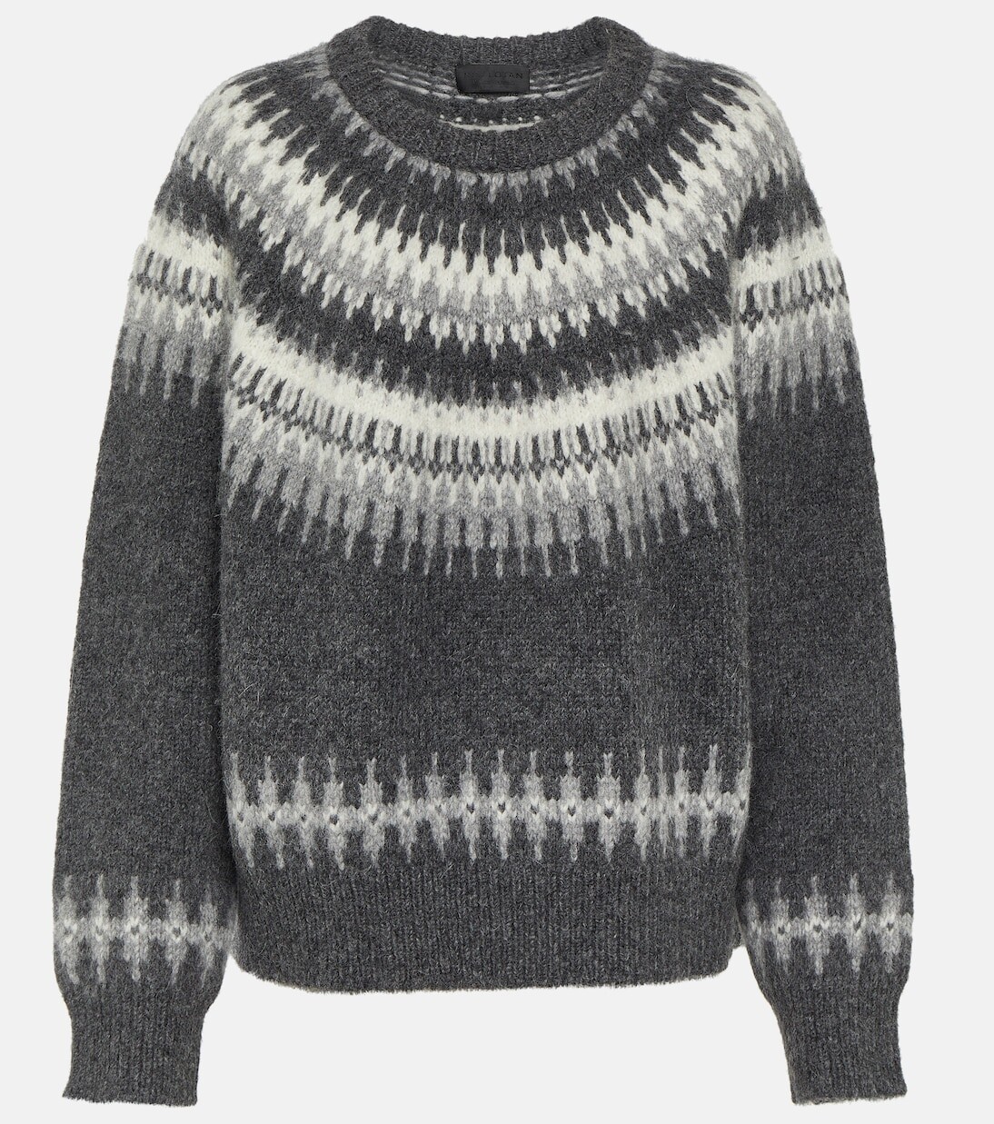 

Свитер genevive fair isle из смесовой шерсти Nili Lotan, мультиколор