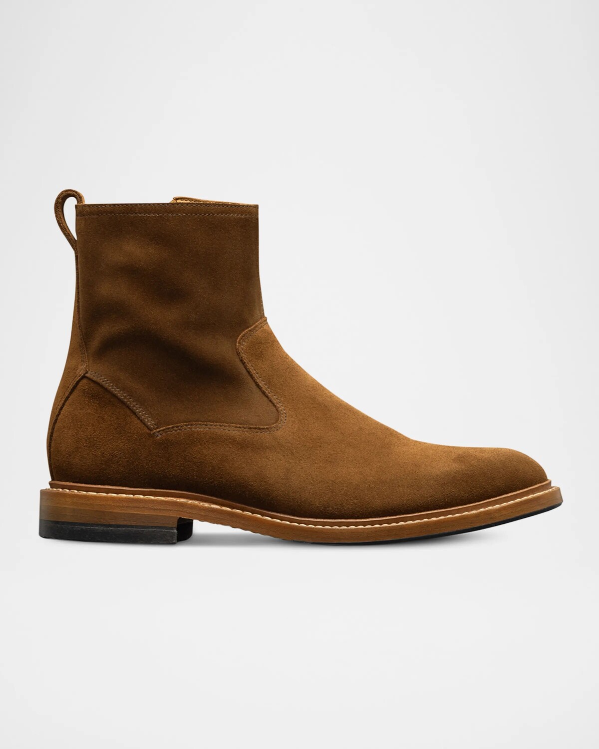 

Мужские замшевые ботильоны на молнии Tompkins Allen Edmonds, цвет Snuff