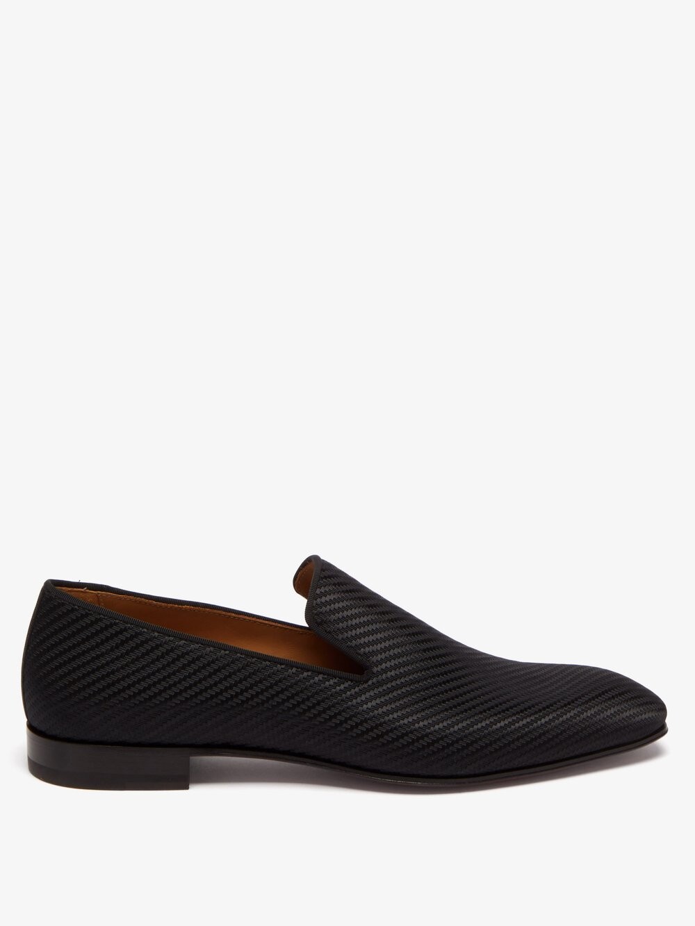 

Холщовые лоферы dandelion в полоску Christian Louboutin, черный
