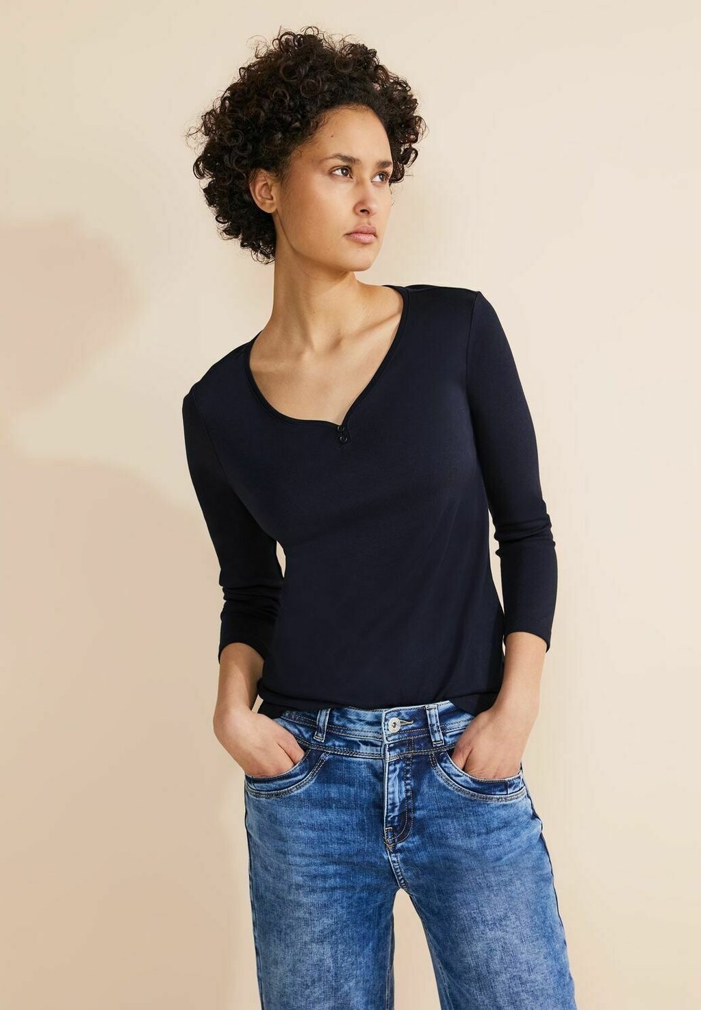 

Рубашка с длинным рукавом Street One, цвет blau
