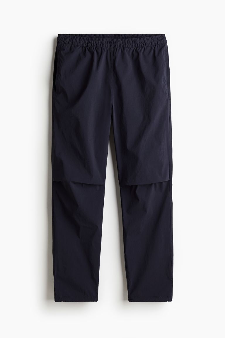 Нейлоновые брюки стандартного кроя H&M, синий