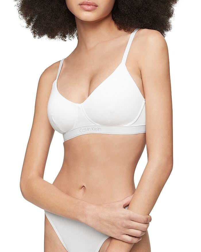 

Бюстгальтер без косточек Pure в рубчик с легкой подкладкой Calvin Klein