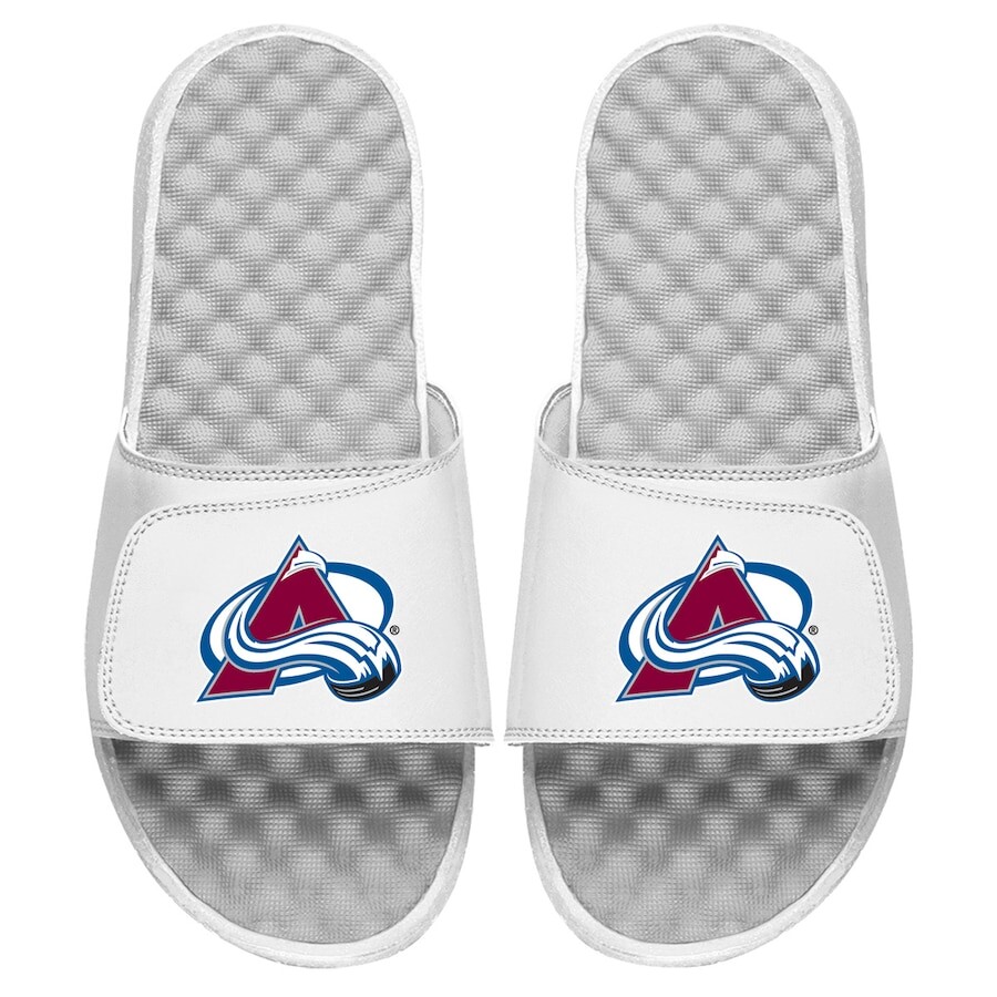 

Шлепанцы ISlide Colorado Avalanche, белый