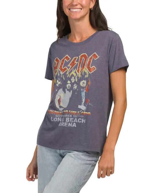 

Топ Acdc Iconic с заклепками Lucky Brand, цвет Greystone