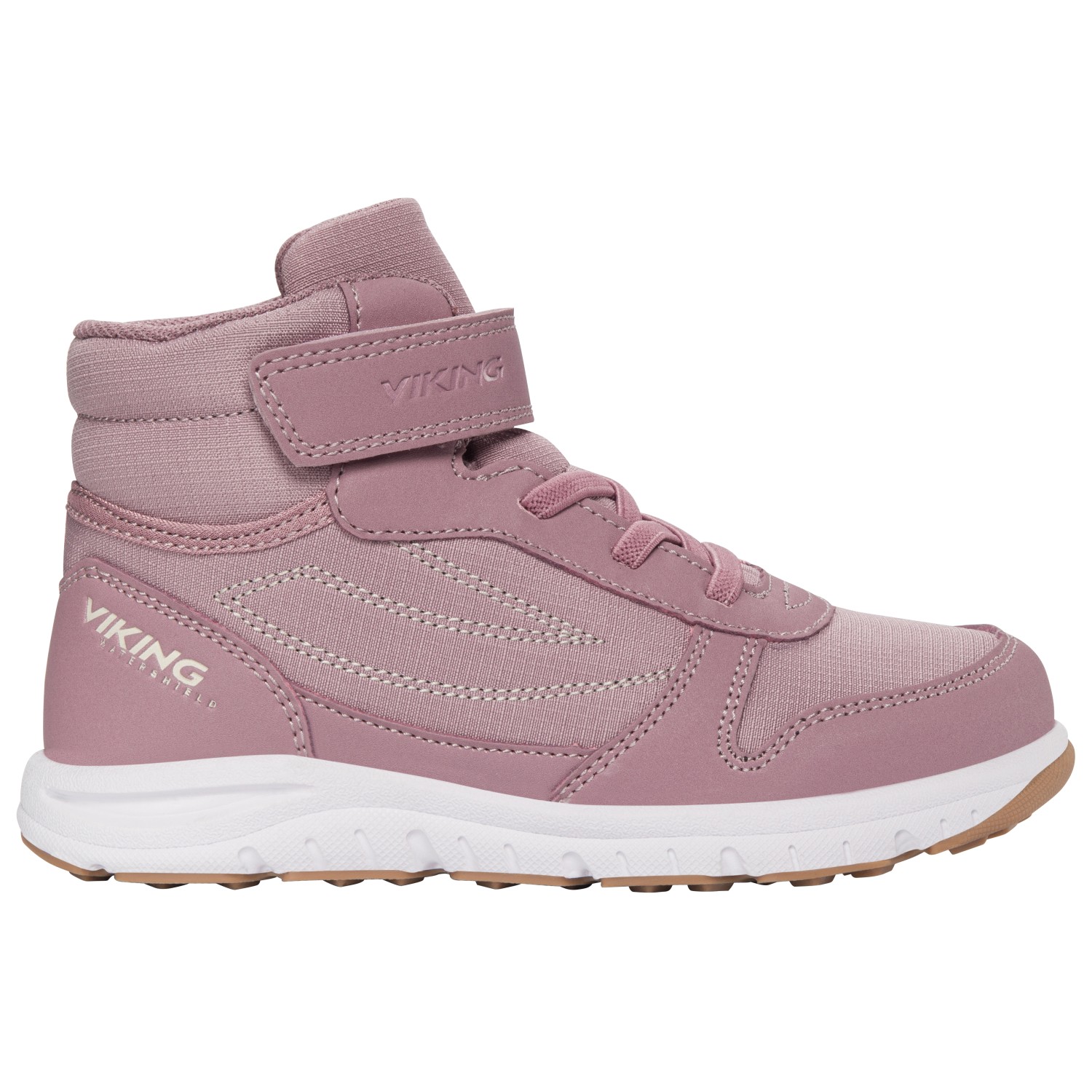 Мультиспортивная обувь Viking Kid's Hovet Mid WP, цвет Dusty Pink/Linen зимние ботинки viking kid s montebello gtx цвет dusty pink