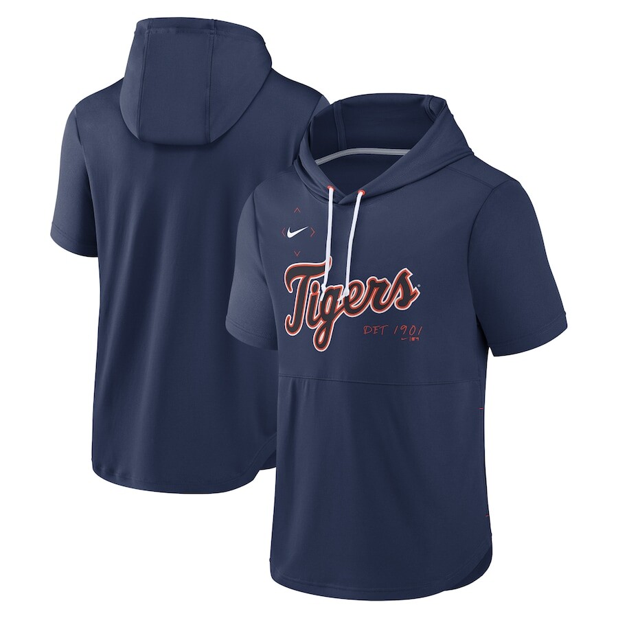

Пуловер с капюшоном Nike Detroit Tigers, нави