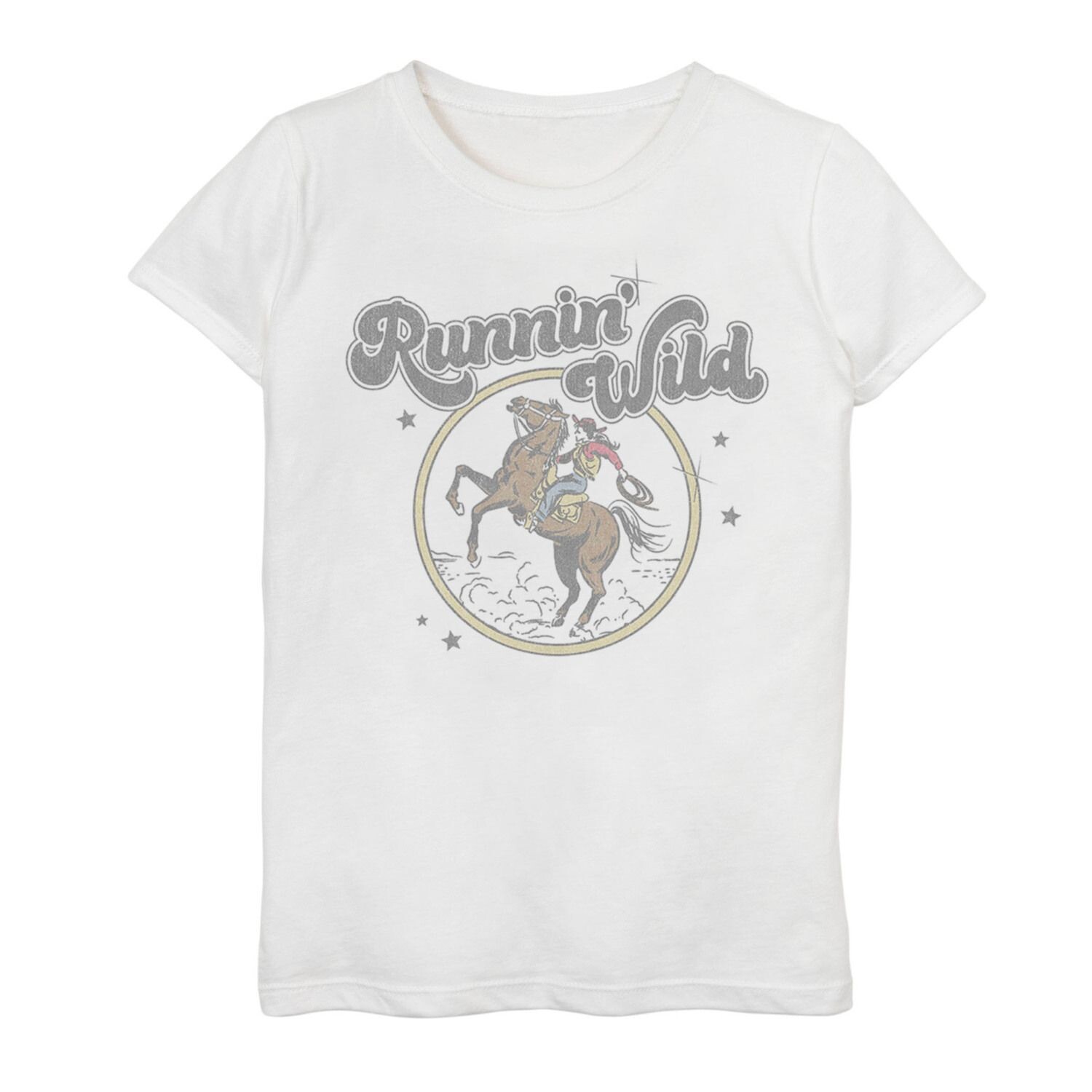 

Футболка с рисунком Rodeo Tour Runnin Wild C2 для девочек 7–16 лет Licensed Character