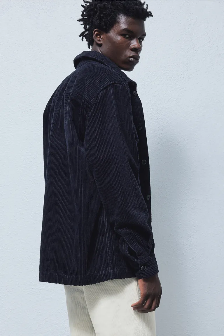 

Вельветовые брюки slim fit H&M, белый