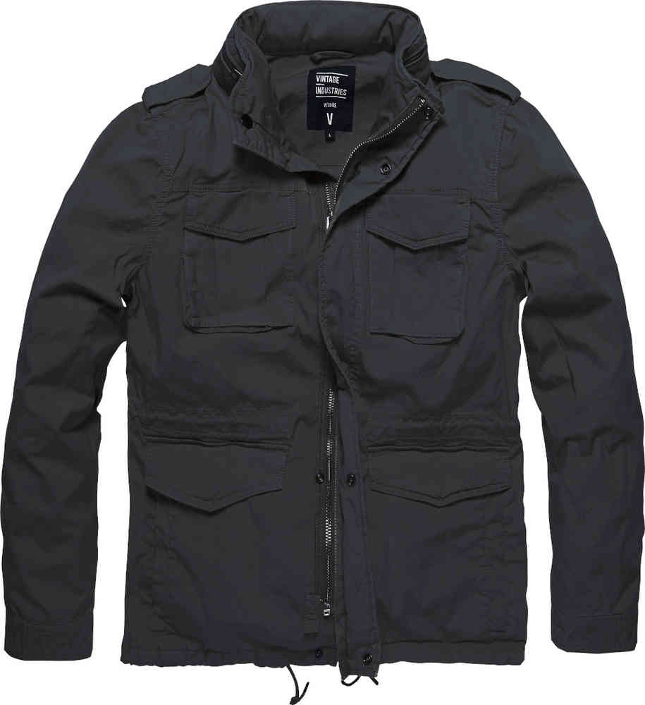 Куртка Beyden с V-образным сердечником Vintage Industries, древесный уголь
