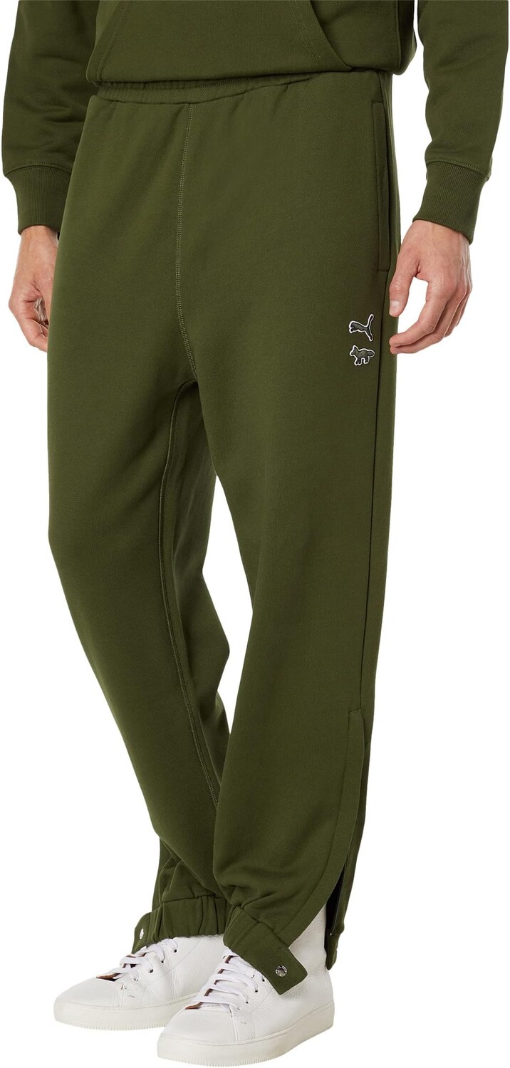 

Брюки Puma X Maison Kitsune Sweatpants PUMA, цвет Rifle Green
