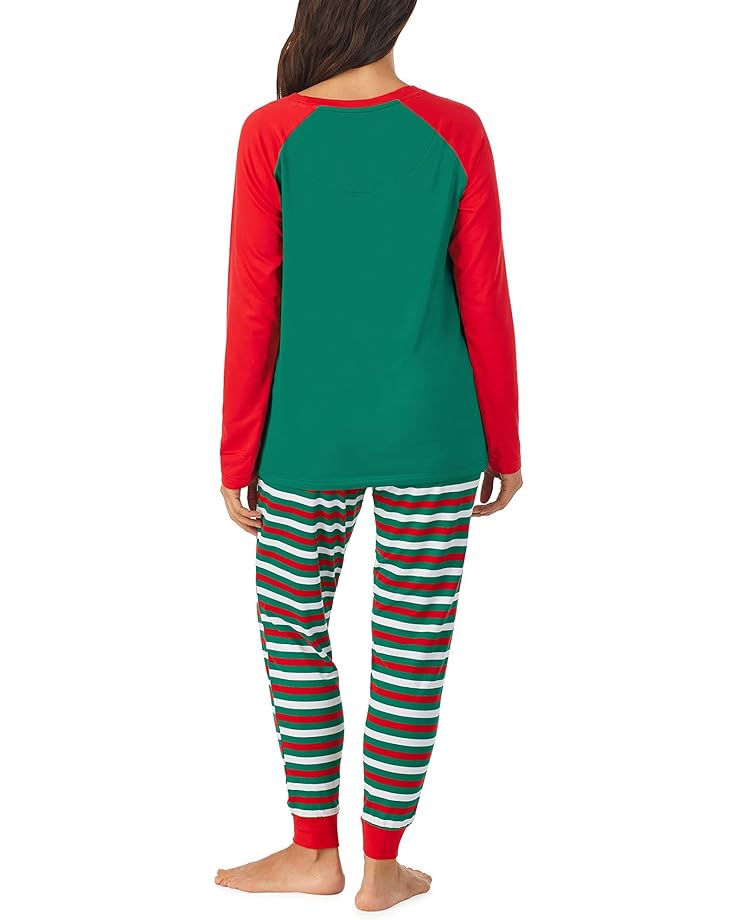 Пижамный комплект Pajamarama Elf Long PJ Set, цвет Holiday Stripe