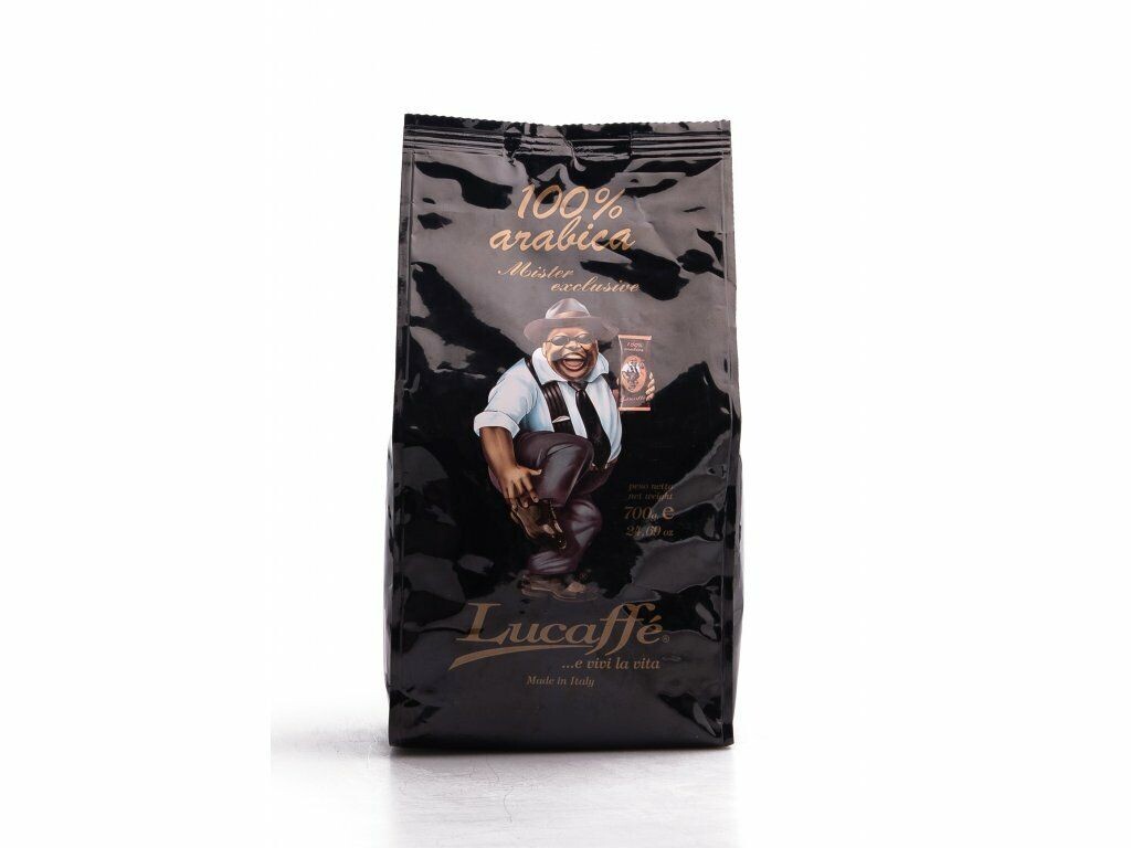 

Люкаффе г-н. ЭКСКЛЮЗИВ 700г зерновой кавы (100% Арабика) Lucaffé