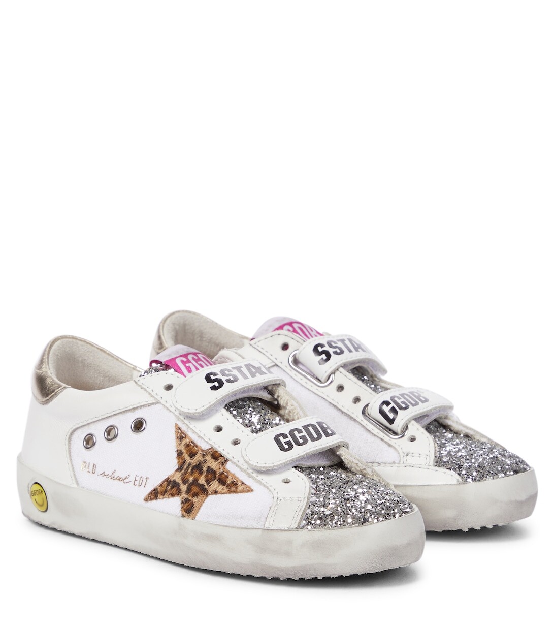 

Кожаные кроссовки Old School Golden Goose, белый