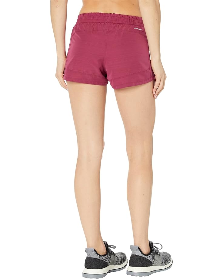 

Шорты Adidas Pacer 3-Stripes Woven Heather Shorts, цвет Legacy Burgundy