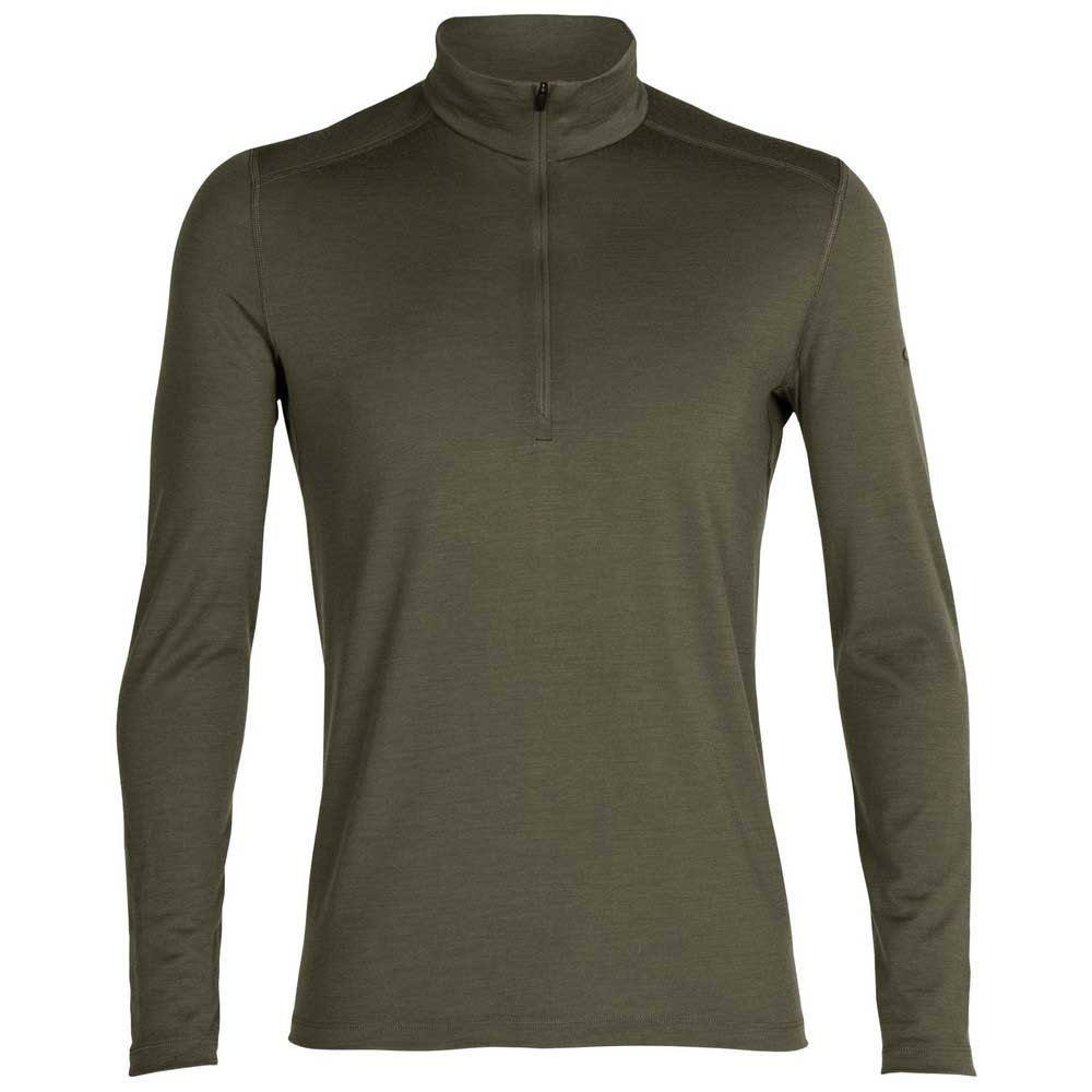 

Футболка Icebreaker 200 Oasis Merino Long Sleeve Half Zip, зеленый