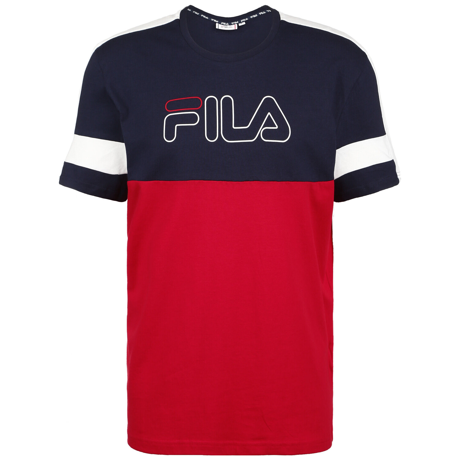 

Футболка Fila Jadon Blocked Tape, красный