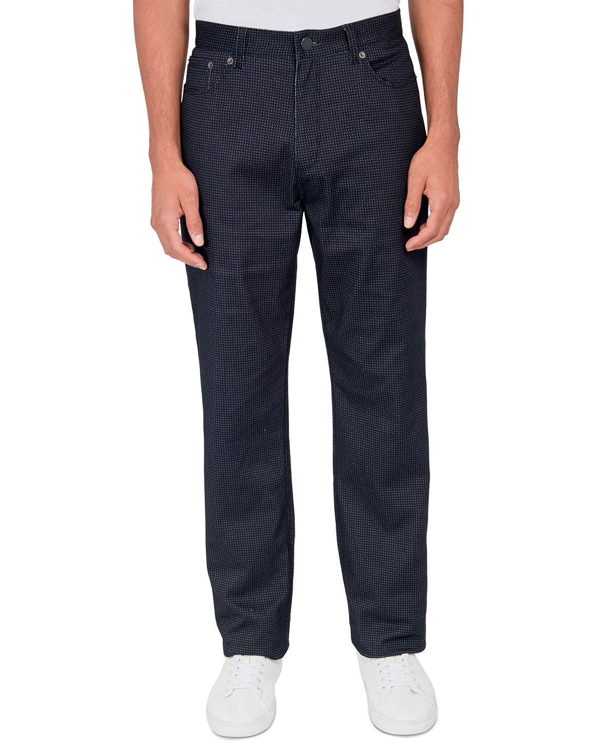 цена Мужские классические брюки черного цвета с карманами Geo 5 Society of Threads