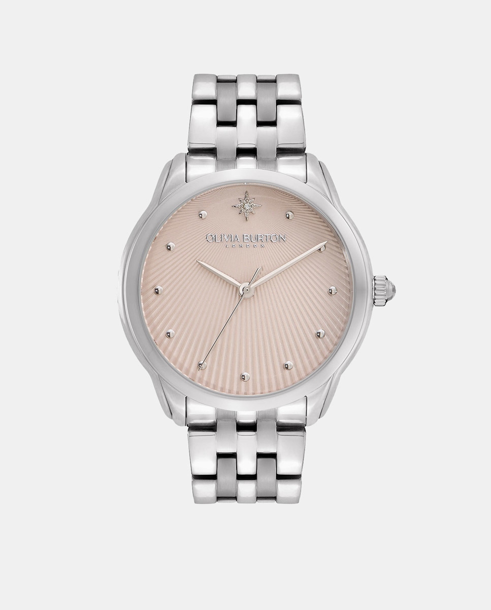 цена Starlight 24000047 стальные женские часы Olivia Burton, серебро