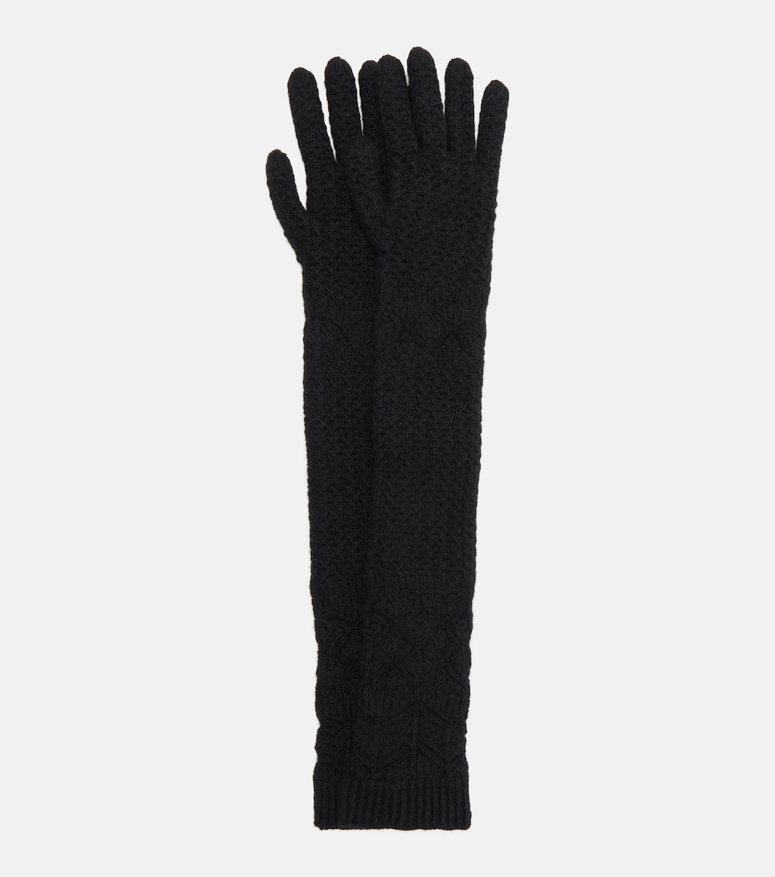 Кашемировые перчатки Loro Piana, черный
