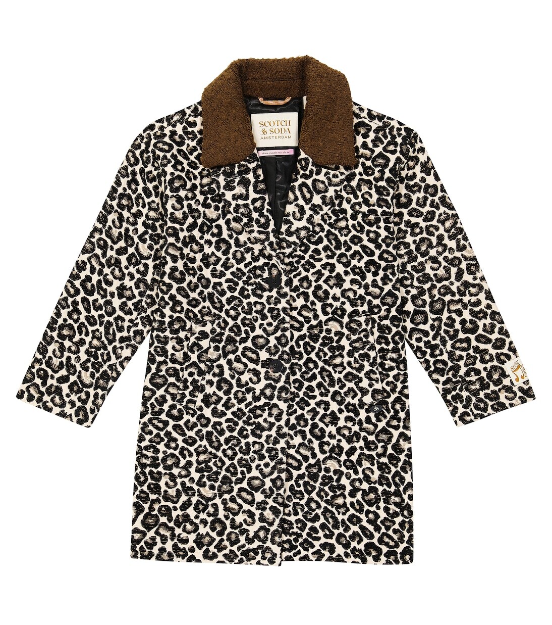 

Куртка с леопардовым принтом, отороченная искусственным мехом Scotch & Soda Kids, мультиколор, Коричневый, Куртка с леопардовым принтом, отороченная искусственным мехом Scotch & Soda Kids, мультиколор